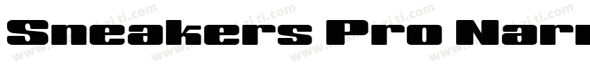 Sneakers Pro Narrow字体转换